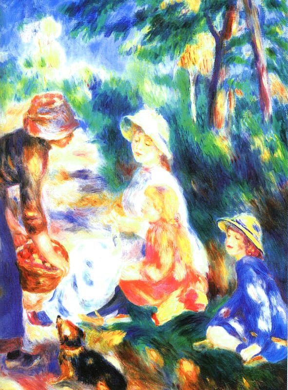 Pierre Renoir The Apple Seller oil painting picture